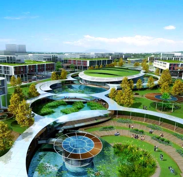 華為高科技園區(qū):綠色創(chuàng)新的先行者